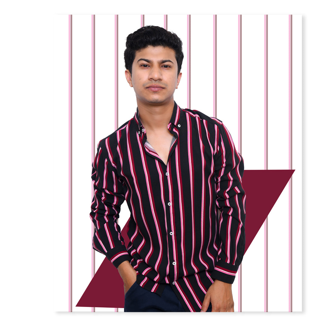 Red Line Full Sleeves Shirt - Men's